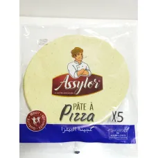 Pâte à pizza 5u assylor 740g