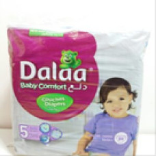Couches dalaa baby comfort taille 5 junior (13-22kg) 24u