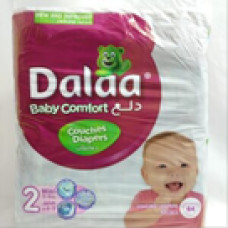 Couches dalaa baby comfort taille 2 mini (3-6kg) 64u