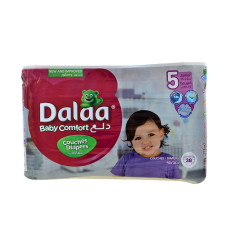 Couches dalaa baby comfort taille 5 junior (13-23kg) 38u
