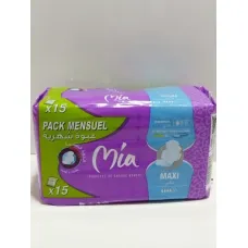 Mia serviettes hygiéniques normal 15u