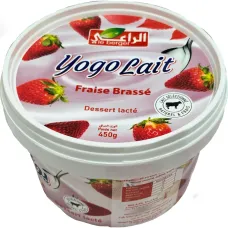 Yogo lait fraise brasse 450g
