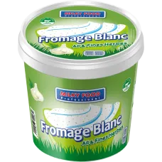 Fromage blanc ail et fines herbes milky food 1kg