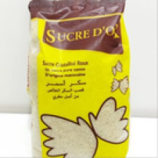 Sucre cristallisé roux 1kg sucre d&rsquo;or