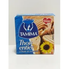 Thon entier à l&rsquo;huile de tournesol 80g tamima