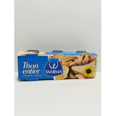 Thon entier à l&rsquo;huile de tournesol 3x80g tamima