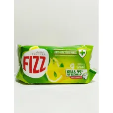 Lingettes fizz anti-bactériennes citron