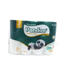 Papier toilette pandoo 3 plis 24u