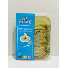Filets d&rsquo;anchois marinés à l&rsquo;ail et persil
