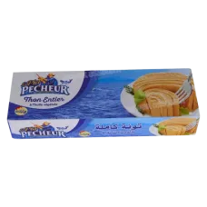Le petit pêcheur thon entier à l’huile végétale 3x80g Le petit pêcheur thon entier à l’huile végétale 3x80g