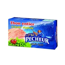 Fillet de thon a huile vegetale le ptit pecheur 125g
