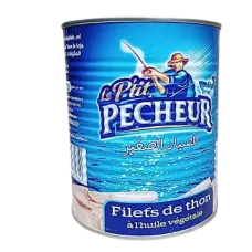 Thon a huile vegetale le ptit pecheur 800g