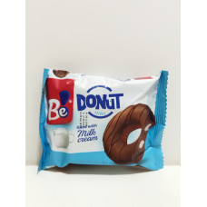 Donut milky with milk cream be