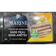 Filet de sardine marine 90g