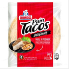 Pain tacos original 6u bimbo