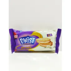 Dwist biscuit fourré goût vanille . blekis