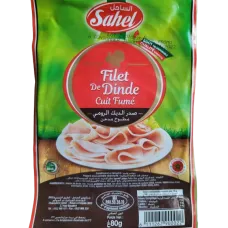 Filet de dinde fume sahel 80g