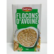 Flocons d&rsquo;avoine grande feuilles 500g delcielo
