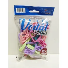 Pince vedal plastik 12+2 gratuits