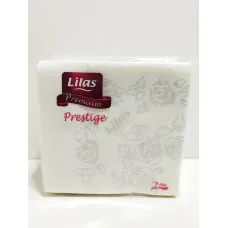 Serviettes de table lilas prestige 2plis