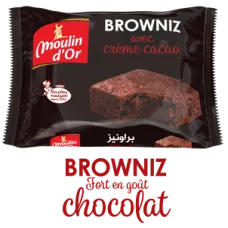 Browniz cacao moulin dor 60g