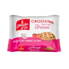 Crostatini fourrage fraise moulin dor 70g