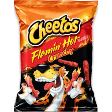 Cheetos crunchy flamin hot