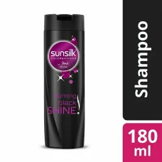 Shampo black shine sunsilk 180ml