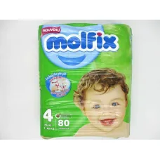 Couche molfix maxi n4 80couches