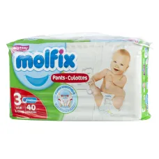 Couche bebe culttes molfix n3 midi