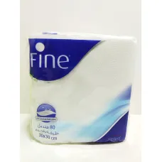 Serviettes de table fine 80u