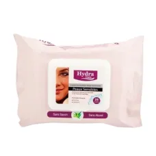 Hydra care lingettes demaquillante visage 25l