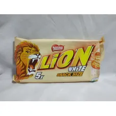 Biscuit nestle lion white snack size x5 150g