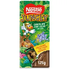 Chocolat nestle junglycon lezche galleta 125g