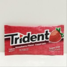 Trident strawberry flavor 5 pieces