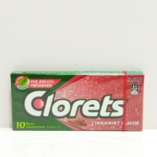 Clorets cinnamint flavor 10 pieces