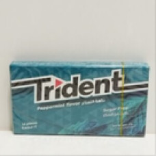 Trident peppermint flavor 14 pieces