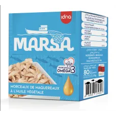 Maquereaux huile marsa 80g