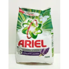 Lessive en poudre ariel automatic lavande 750g