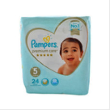 Couches pampers premium care taille 5 (11-25kg) 24u