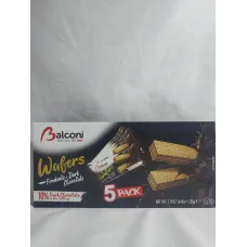Wafers dark chocolate 5 pack balconi 225g