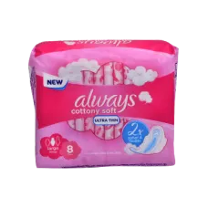 Always serviettes hygiéniques rose 9u