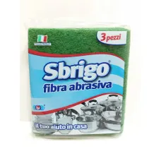 Tampon à récurer sbrigo 3pezzi
