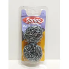 Éponge en acier sprigo 2u