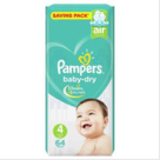 Couche bebe pampers junior n4 62u