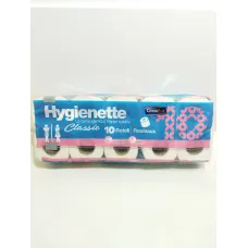 Papier toilette hygienette 10u 2plis