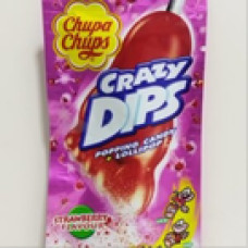 Chupa chups crazy dips strawberry flavour