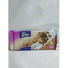 Chocolate con leche avellanas tirma 170g