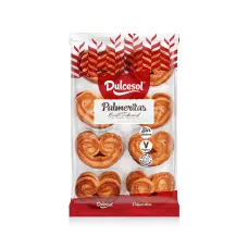 Palmeritas sin lactosa dulcesol 180g