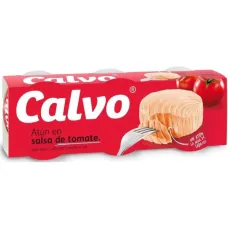 Thon a sauce tomate calvo 3x80g